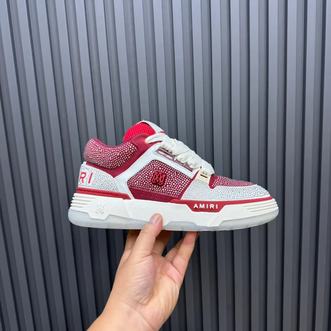 Men's shoes 💰660💰 AMIRI AMIRI trendy brand hot sale 🔥 Available all year round, couples 💑 Official website synchronization Imported fabrics 1⃣️ vs 1⃣️ replica, original factory special original sole, 35-45 (45. non-refundable)